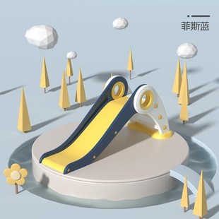 儿童滑梯组合小型q加长婴儿游乐园室内家用小型折叠宝宝滑滑梯