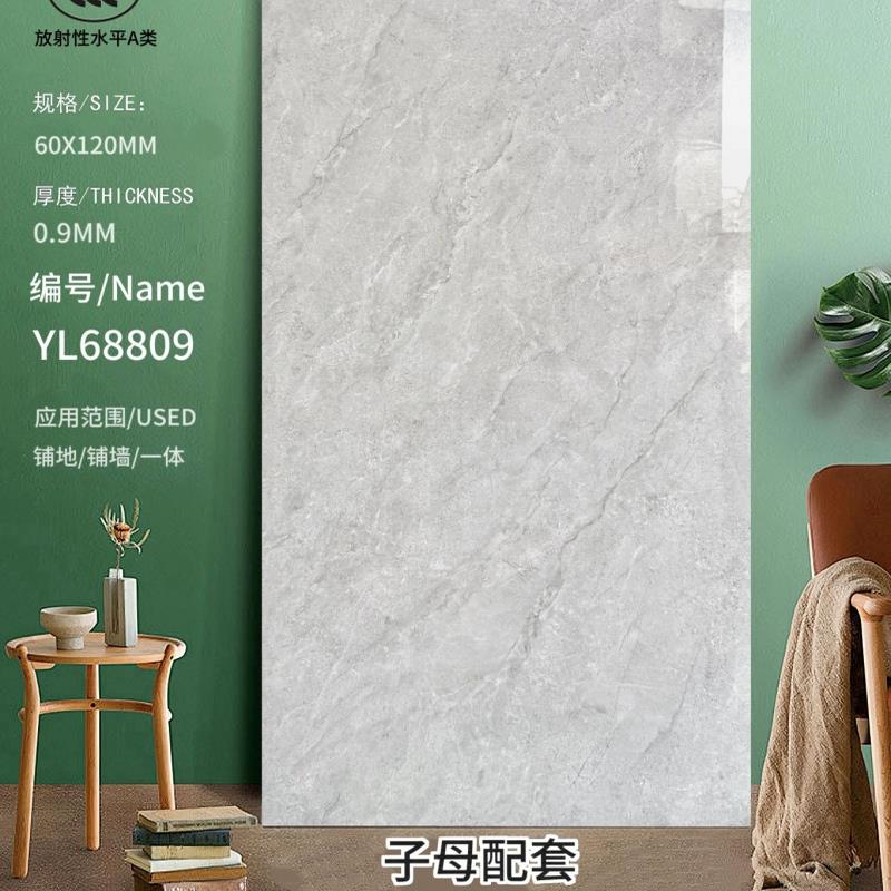 广东产通体瓷砖600x1200客厅厨房阳台化妆室现代简约防滑亮光