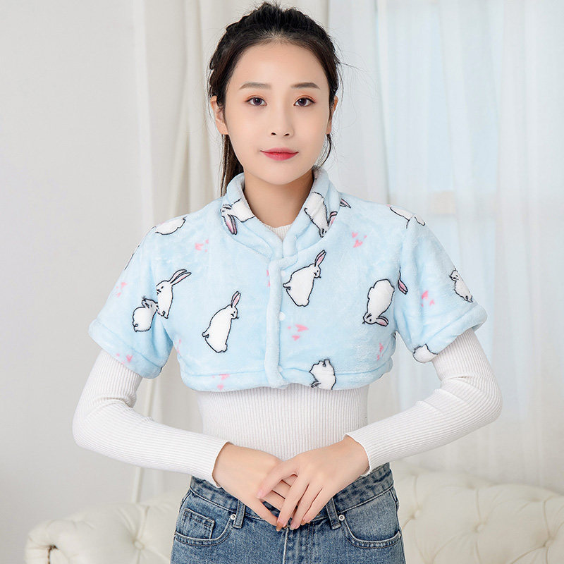 秋冬护肩颈椎坎肩睡觉用保暖防寒月子产妇肩部防冻肩颈衣女护肩膀