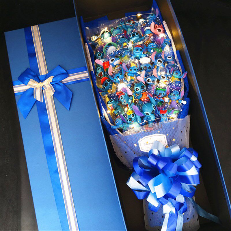 史迪仔星际宝贝史迪奇公仔花束卡通花束礼盒送毕业七夕教师节礼物