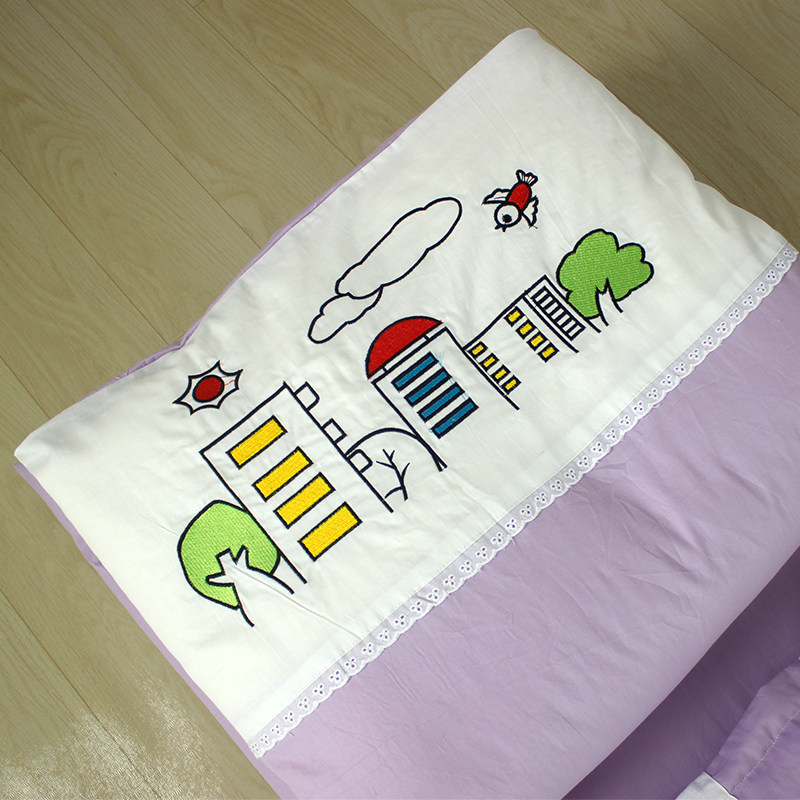 幼儿园被子三件套纯棉含芯儿童午睡被褥全棉六件套床上用品定制