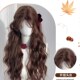 喵喵岛假发焦糖暖棕色女几字刘海中分蛋蛋羊毛卷假发整顶全头套女
