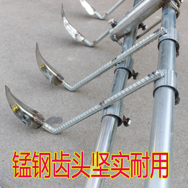大蒜开沟器种蒜神器农用家用蒜子播种机农业起垄种菜工具拉沟器