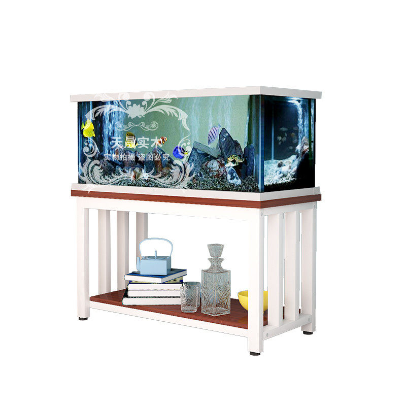 鱼缸架子底柜钢木水族箱底架客厅小中大型鱼缸底架定制鱼缸架底座