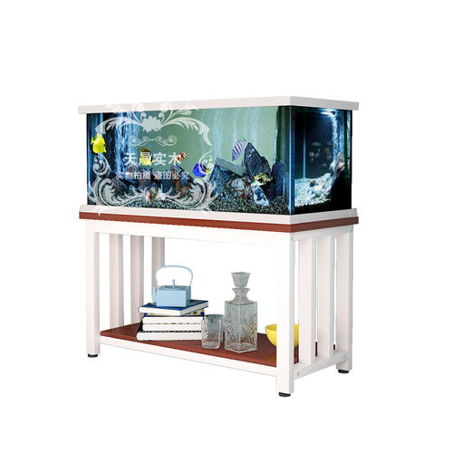 鱼缸架子底柜钢木水族箱底架客厅小中大型鱼缸底架定制鱼缸架底座