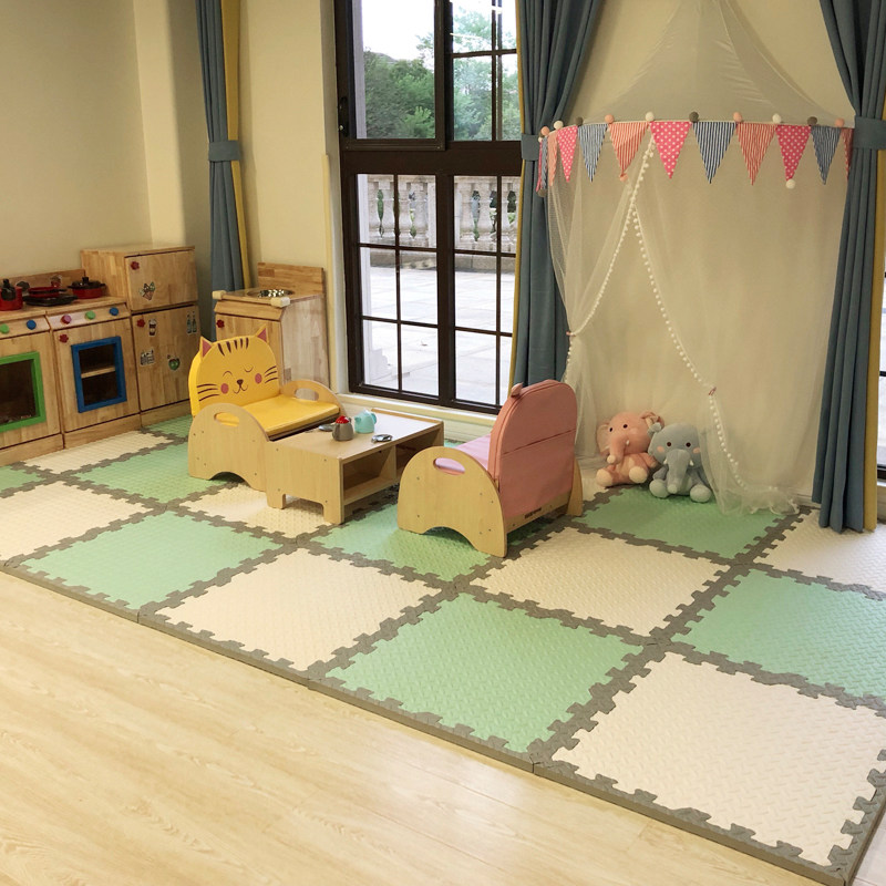 加厚环保泡沫地垫儿童爬行垫卧室爬爬垫拼接地垫家用拼图地板垫子