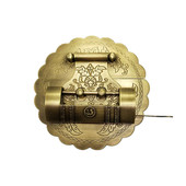 合页老式 铰链暗装 搭扣 仿古箱子纯铜五金配件樟木箱铜箱扣明装 中式