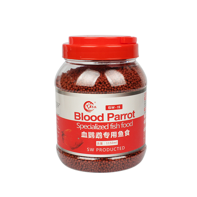 苏皖血鹦鹉鱼食增红鱼饲料金鱼红鹦鹉罗汉鱼热带鱼发财鱼增色鱼粮