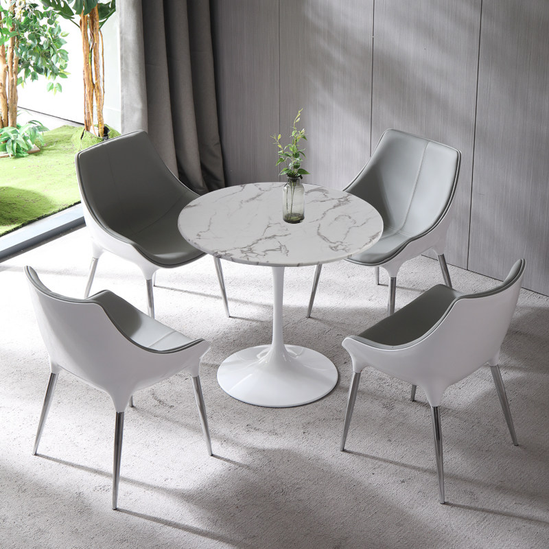 北欧餐桌椅子售楼部酒店桌椅简约休闲创意椅商务接待洽谈桌椅组合