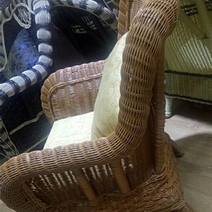 包邮藤椅三件套五件套组合休闲院滕椅子户外室外阳台茶几茶楼桌椅