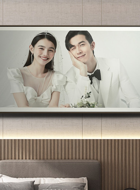 相框定制结婚照片制作婚纱照精修入册高端影楼相册套装组合照片墙
