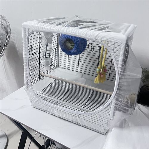 鸟笼防蚊网防溅网防撒食罩鸟笼防羽毛网罩达洋粤迪优嗖,支持定做