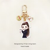 肖战钥匙扣亚克力挂件书包挂坠钥匙圈汽车钥匙挂饰女生小飞侠定制