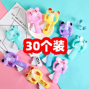 手持手动六一幼儿园玩具礼品 创意卡通手压手摇风扇学生迷你便携式