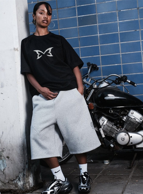 Mertra夏季短袖T恤jersey休闲宽松百搭欧美同款嘻哈说唱街头潮流