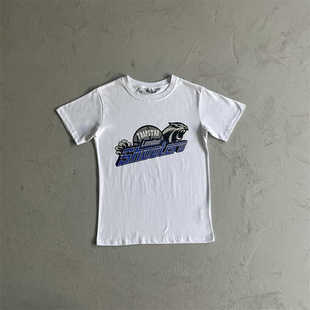 潮牌 Trapstar 双面图案短袖T恤 CentralCee 同款Drill DRip穿搭