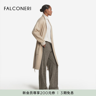 FALCONERI女士时尚 舒适双面羊绒大衣外套DCL487M 经典