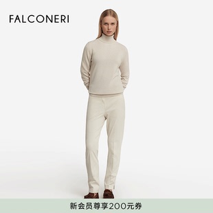 DMLD228 高领毛衣山羊绒针织衫 FALCONERI女士经典 长袖