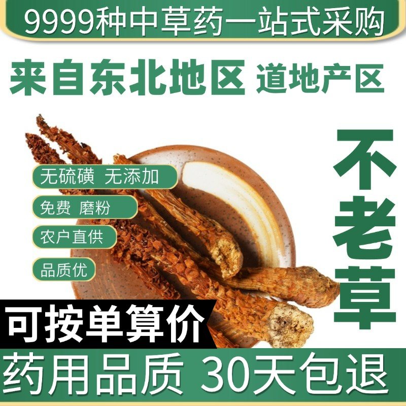 中药材特级野生不老草正品新货草苁蓉整颗列当泡酒药用食用10克