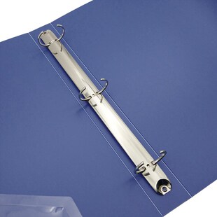 新鹏宇PY533A文件夹O型3孔A4塑料活页夹打三孔资料档案夹40mm背宽
