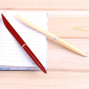 圆珠笔创意刀型快递笔0.7mm刀笔快递员大刀开箱物流用原子笔