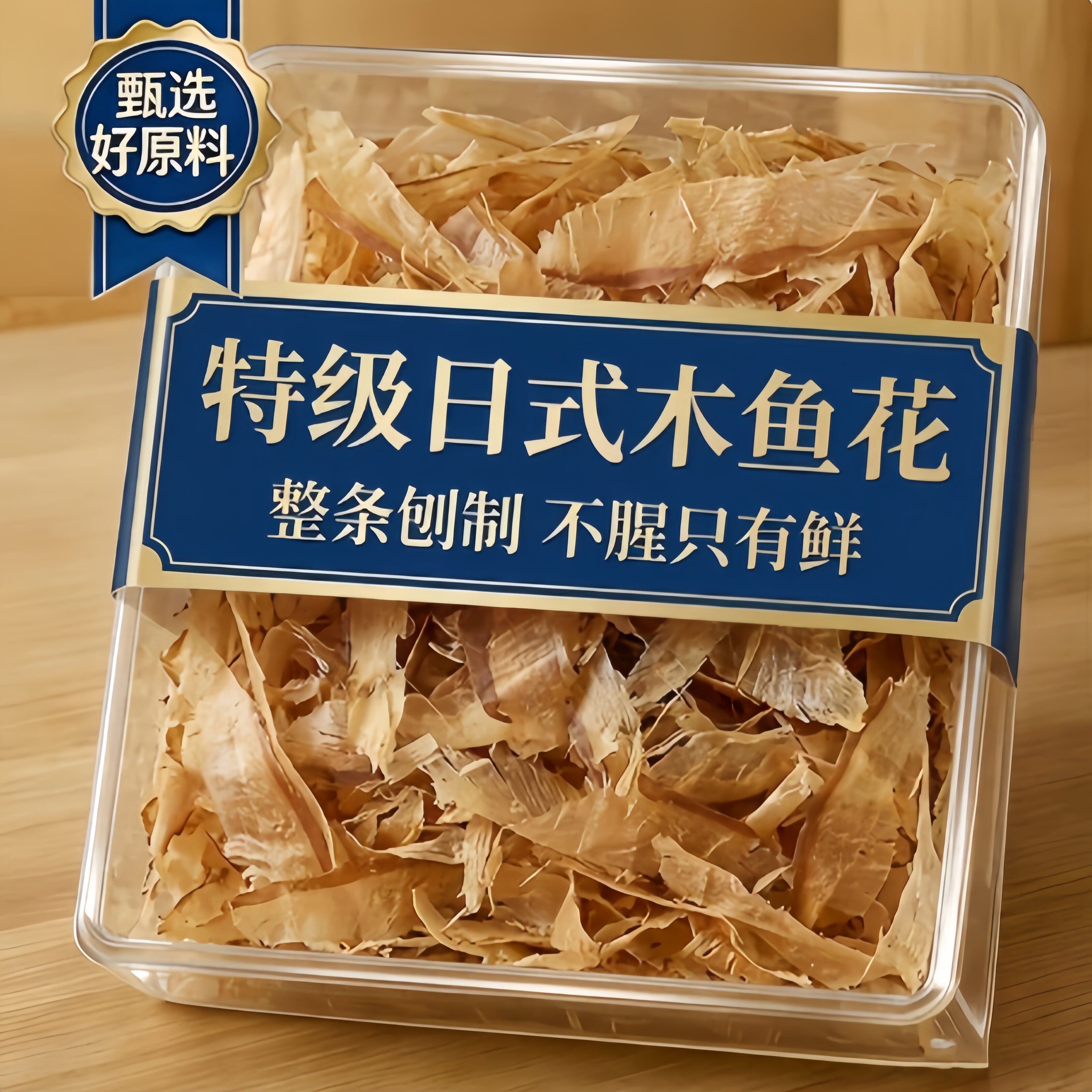 木鱼花章鱼小丸子材料寿司食材配料木鱼花干柴鱼片丝鲣鱼墨鱼商用