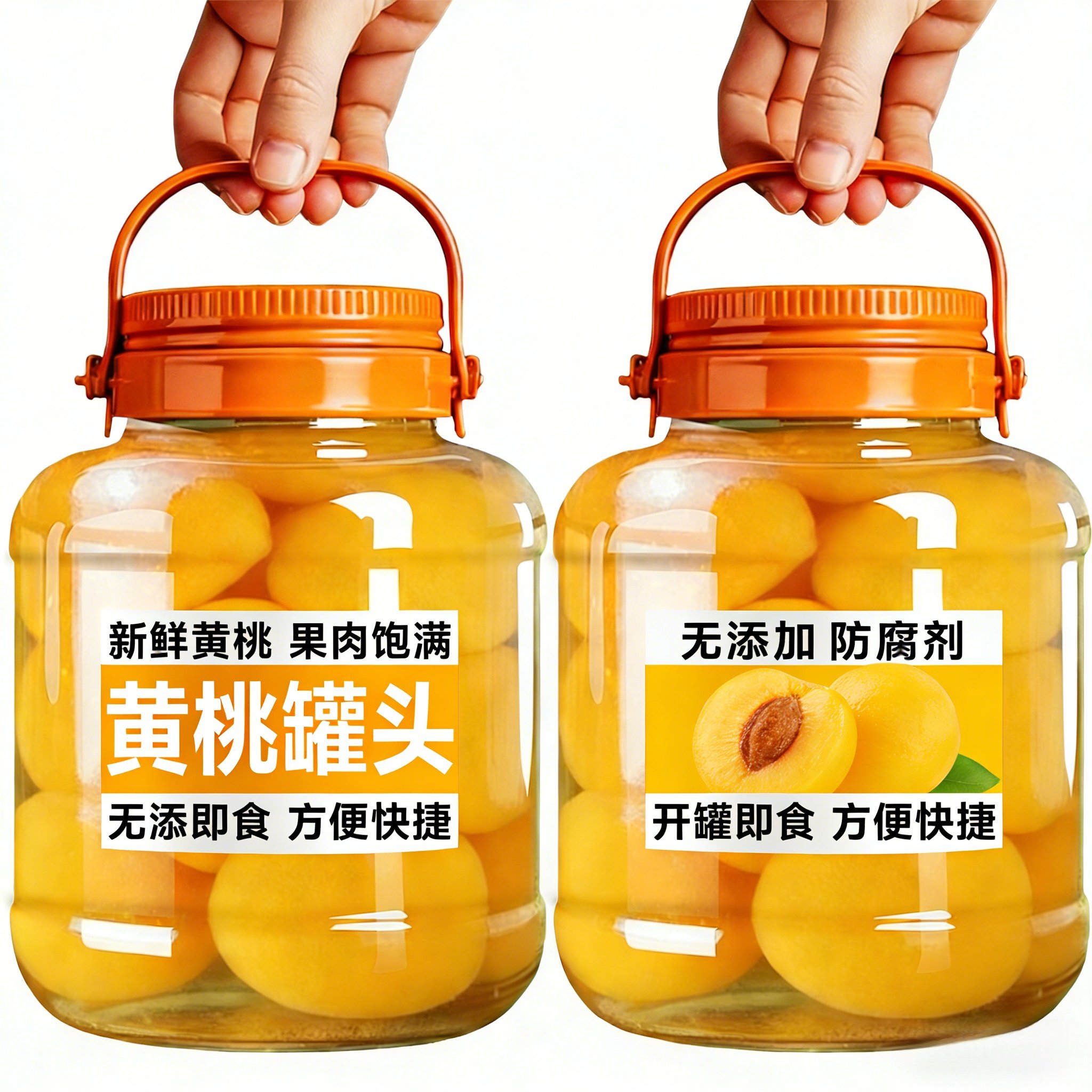 农科院黄桃罐头正品整箱新鲜砀山特产糖水果罐头年货必备糖水批发,水产肉类/新鲜蔬果/熟食,水果罐头,淘宝优惠券,粉丝福利购,淘宝优惠卷