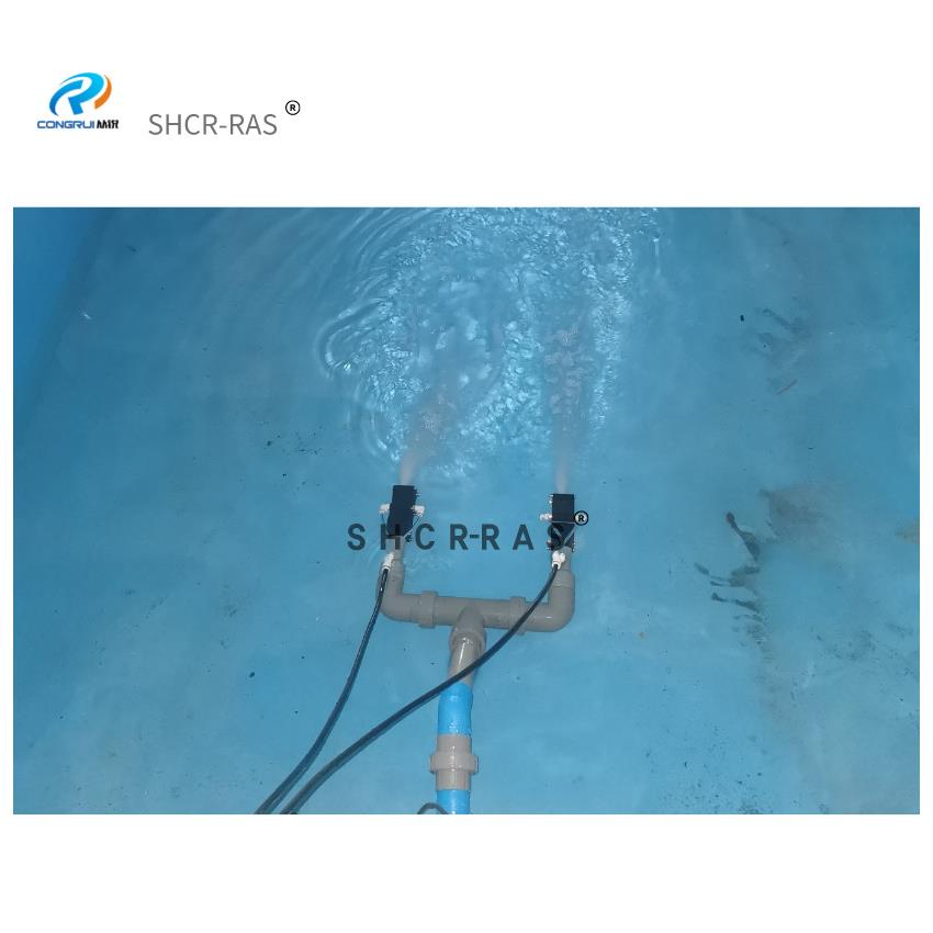 直销新款鱼池推水器静音曝气增氧机大流量造浪泵射流式潜水泵出水