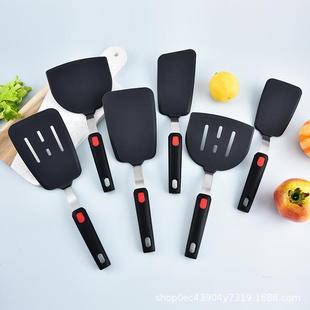 硅胶厨具套装 直销新款 不锈钢手柄煎铲漏铲厨房用具烹饪铲子硅胶锅
