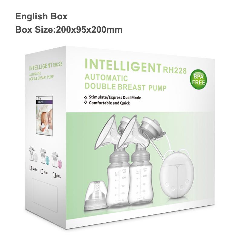 直销新款 双边电动吸奶器 静音吸乳自动挤奶器 母婴用品 FDA CE
