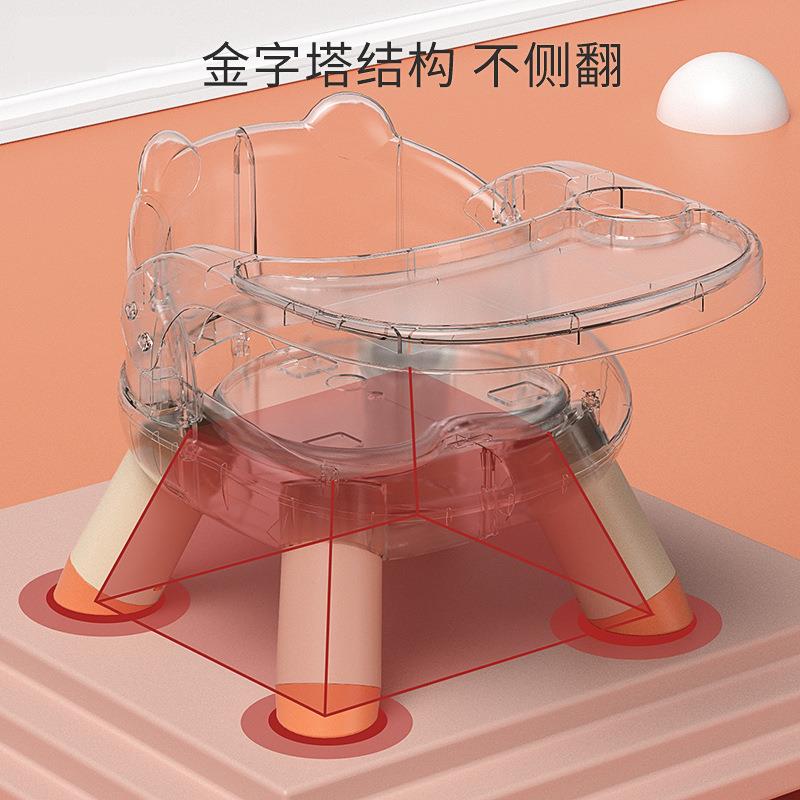 直销新款宝宝吃饭餐椅婴幼儿叫叫椅靠背学坐小凳子矮款可拆卸餐桌