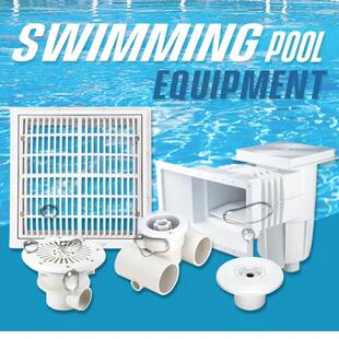 跨境热卖泳池撇渣器墙面过滤器水面漂浮物收集器pool skimmer水口