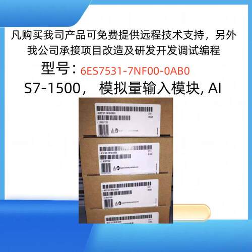 6ES7531-7NF00-0AB0/S7-1500 模拟输入模块 AI/6ES75317NF000AB0