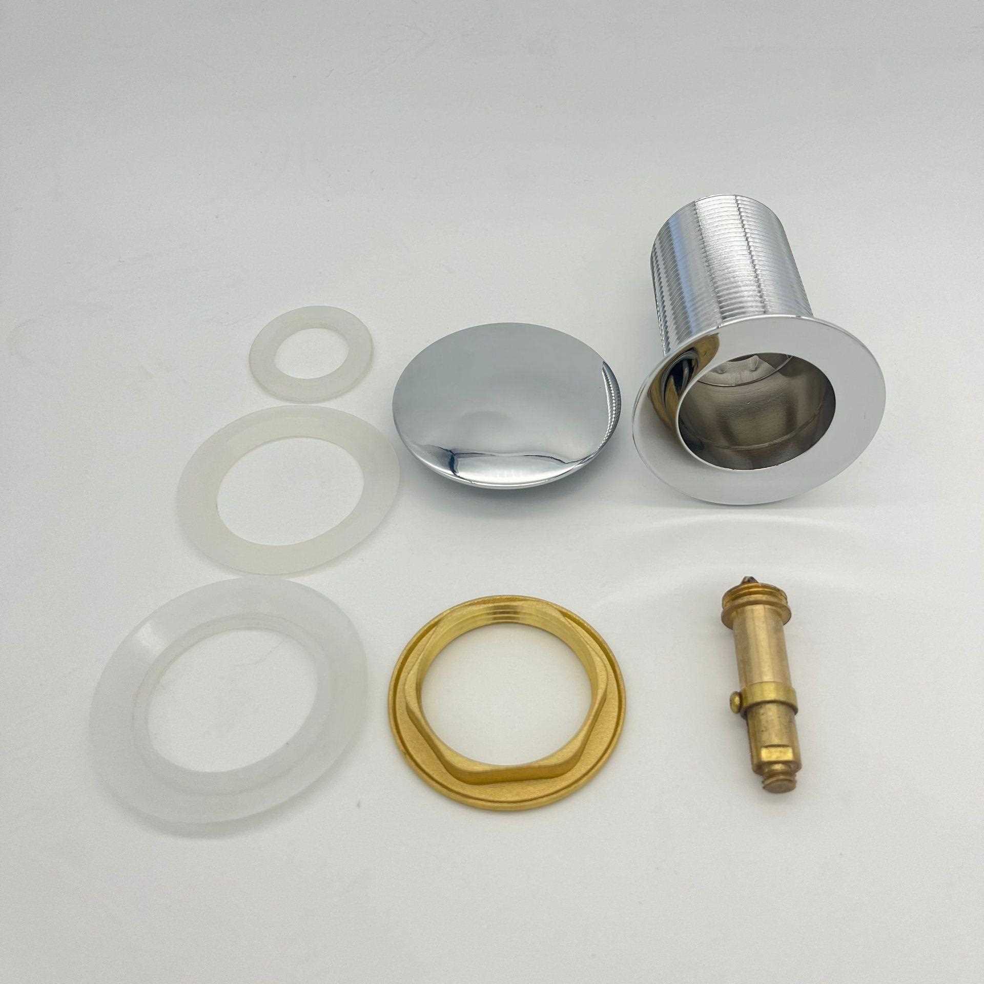 新款直销庭霸弹跳器 面盆排水器全铜去水器大帽盖器