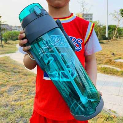 新款直销?超大容量2500ml太空杯便携户外健身水杯耐摔防爆塑料泡