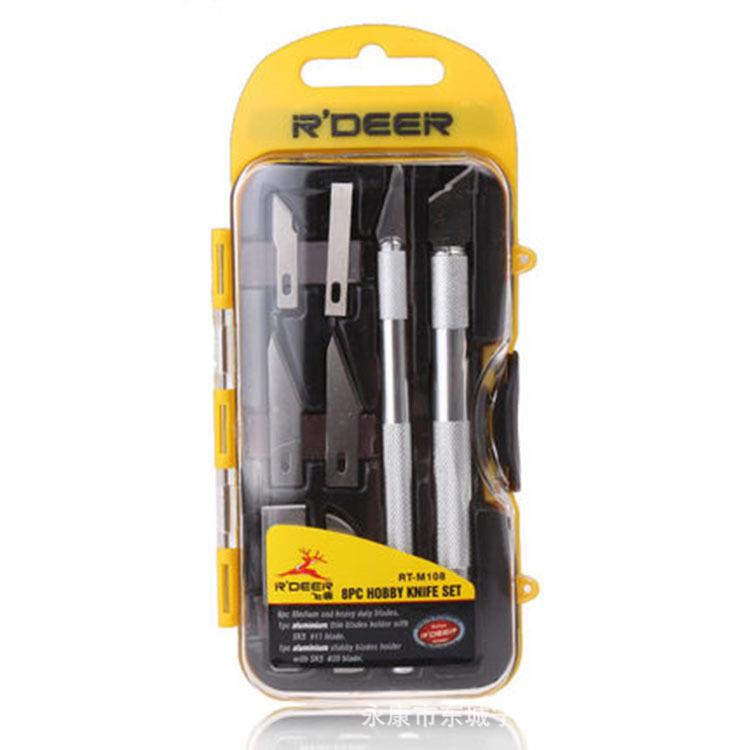 新款直销RT-M108雕刻刀橡皮章刻刀 模型刻刀纸艺美工刀手工叶雕刻