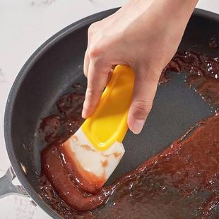直销厨房硅胶刮刀清洁铲刀油污刮铲洗锅刷糊锅焦渍电饭锅饭粒 新款