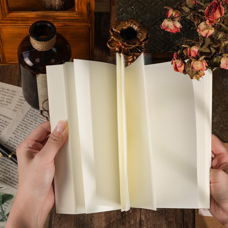 新款直销空白复古A5牛皮笔记本子加厚高颜值手帐本2024记事本创意