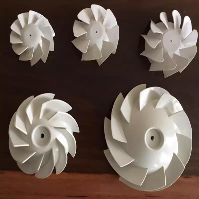 管道通风机扇叶风叶叶轮150 200塑料配件排气扇换气扇排风扇