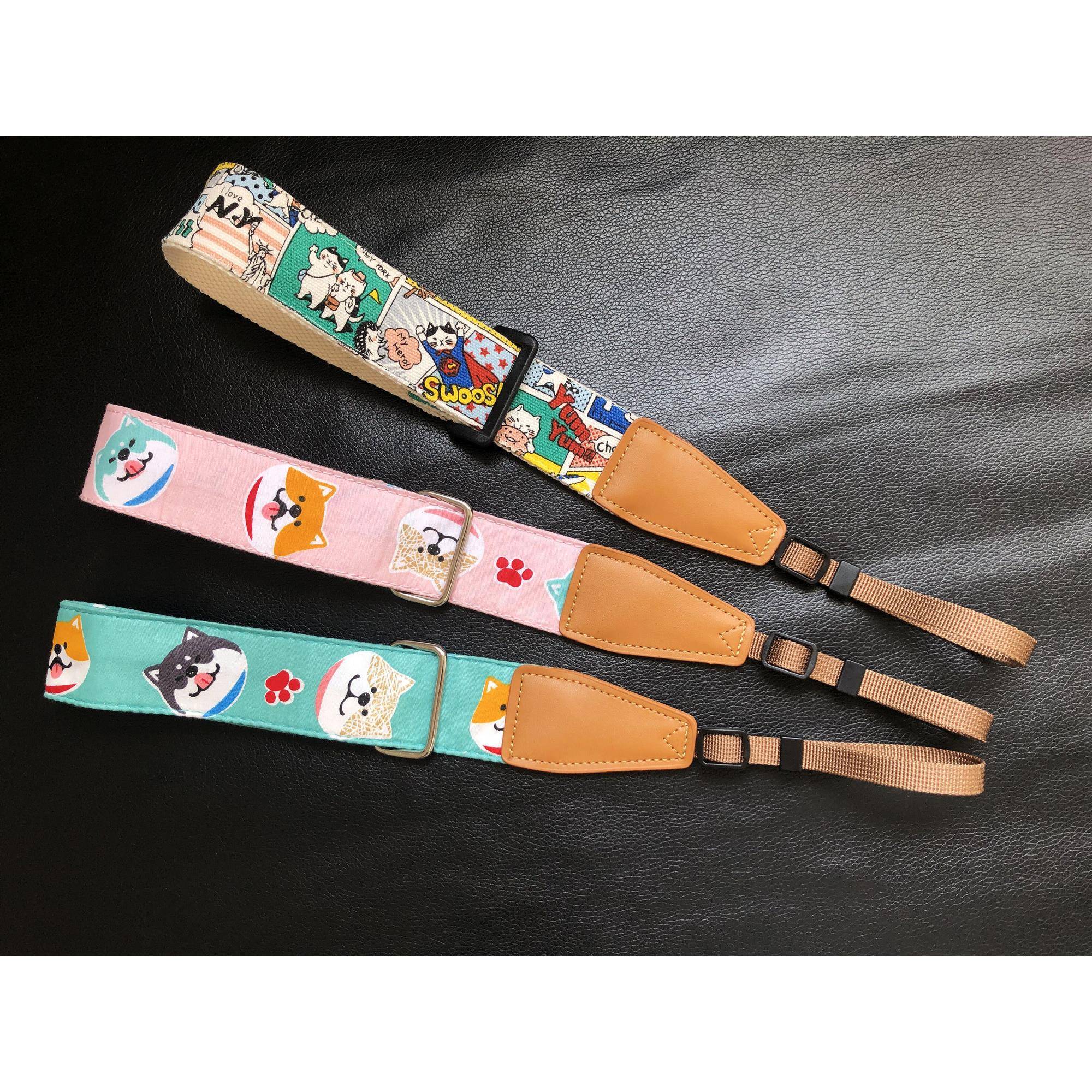 纯手工可爱柴犬猫超人系列柔软舒适相机腕带Camera Wrist Strap