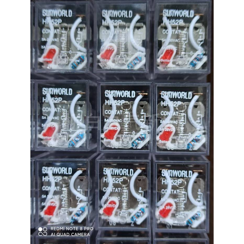 SUNWORLD新华集团小型中间继电器HH52P HH53P HH54P JQX-13F银点