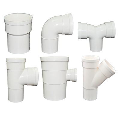 pvc水管接头配件大全110变50内插三通75下缩直接缩口弯头160变径