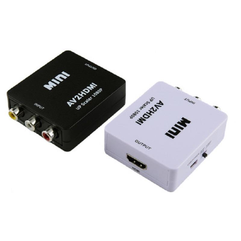 AV TO HDMI高清视频转换器 MINI AV2HDMI 支持1080P av转hdmi