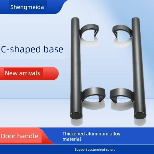 豪华空间铝玻璃门把手门木门暴露门把手门门把手金黑色外底底框