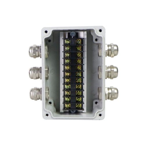 外铸铝防水防爆接线盒带端子室外金属防水接线盒铝合金电缆接线盒