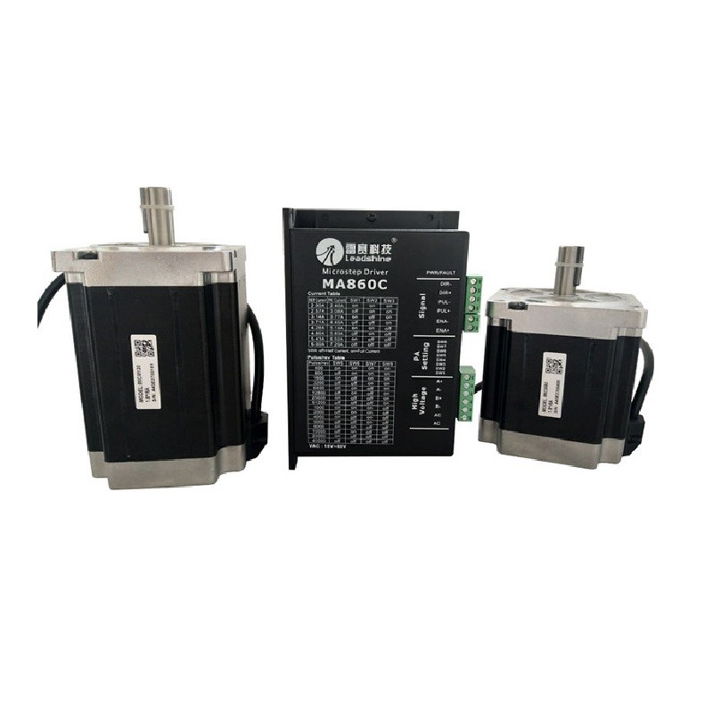 雷赛86开 环步进马达马达套装驱动器大扭矩MA860C 86CM85 120 80