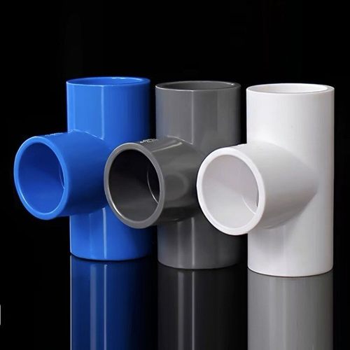 PVC三通 20 25 32 50 110 200 315白灰蓝水管接头 大口径给水管件