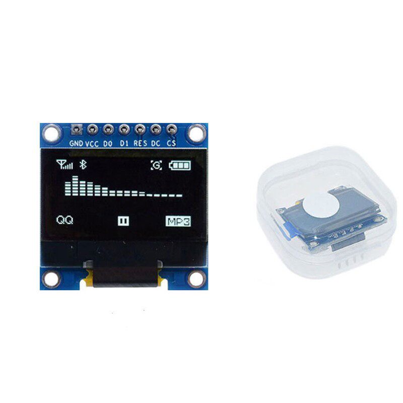 0.96寸OLED液晶显示屏模块组12864屏IIC/SPI SSD1315驱动兼容1306