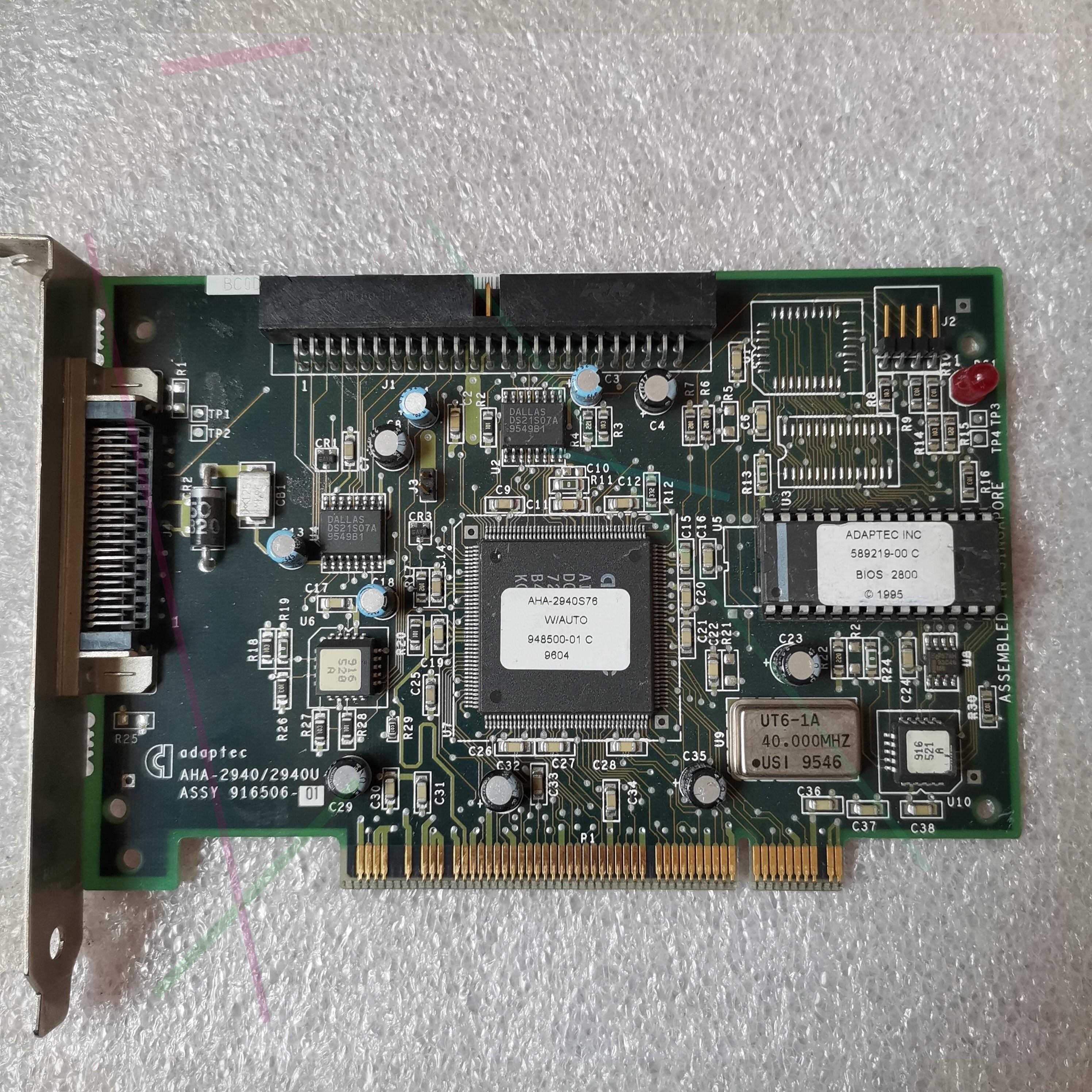 AHA-2940/2940U 50针 SCSI卡 支持W7