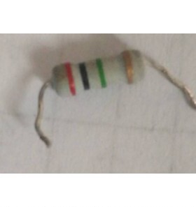 全新包邮拍一件发10个20个 1W2MR 电磁炉碳膜电阻 2M欧1W 1W2M欧